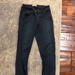 PAIGE Women's Dark Blue Skinny Jeans